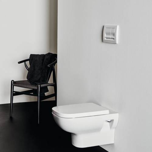 Immagine di Ideal Standard SOLEA placca di comando per azionamento risciacquo cassette Prosys, colore bianco R0108AC