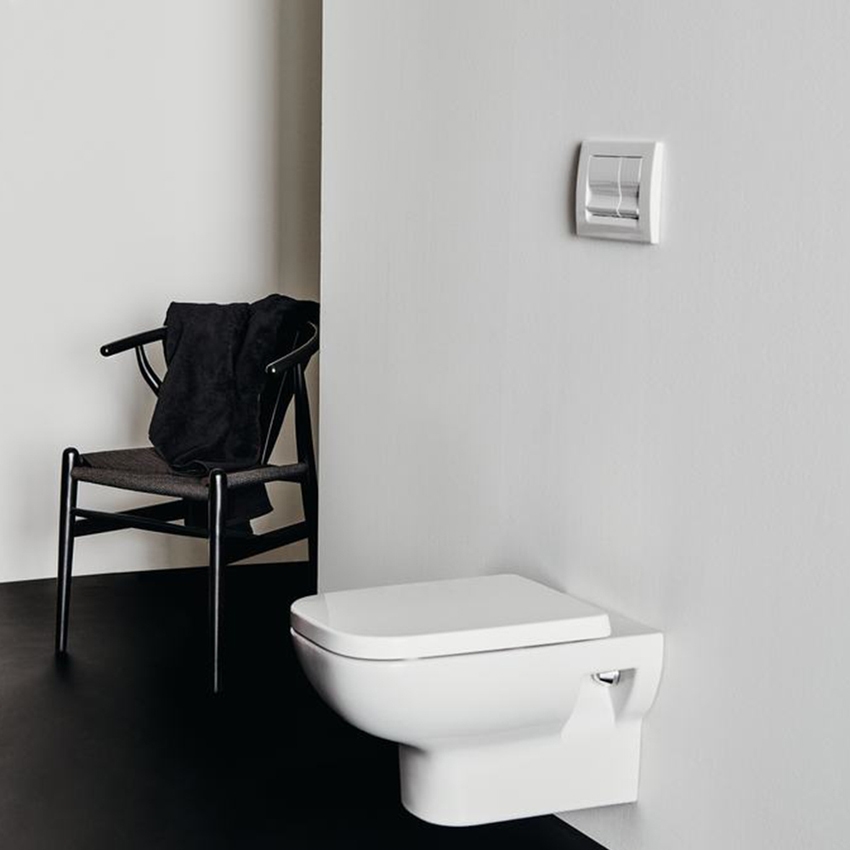 Immagine di Ideal Standard SOLEA placca di comando per azionamento risciacquo cassette Prosys, colore bianco R0108AC