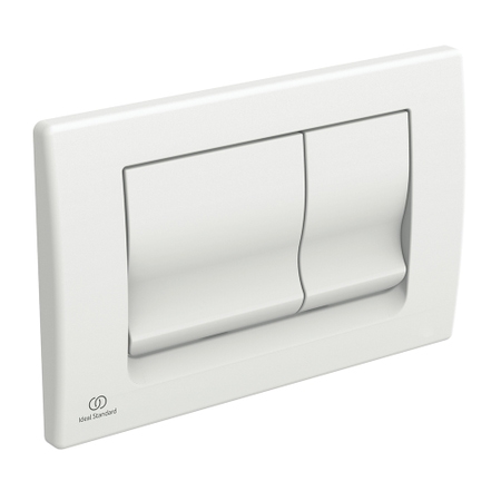 Immagine di Ideal Standard SOLEA placca di comando per azionamento risciacquo cassette Prosys, colore bianco R0108AC