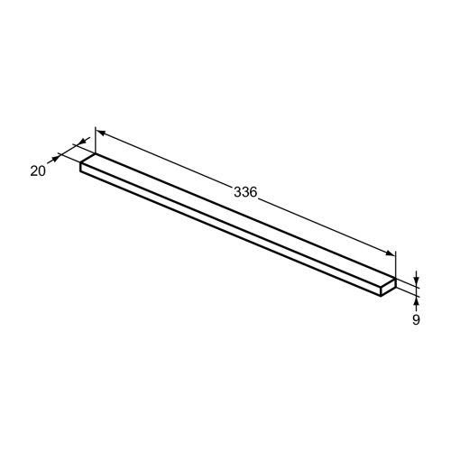 Immagine di Ideal Standard I.LIFE B set L.100 cm con mobile sottolavabo, finitura quercia scura, lavabo, colore bianco finitura lucido, specchio rettangolare T5275NW+T460301