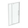 Ideal Standard I.LIFE porta per doccia L.122 H.201 P.10 cm, con anta pivottante, vetro temperato trasparente, profilo finitura brill lucido T4939EO