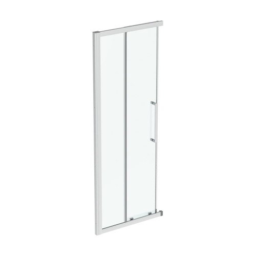 Immagine di Ideal Standard soluzione bagno completo, sanitari sospesi, lavabo con mobile 80 cm, doccia rettangolare 120x80 cm, colore bianco, rubinetteria finitura cromo SING11