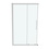 Immagine di Ideal Standard I.LIFE lato singolo per cabina doccia ad angolo L.122 H.201 P.9 cm, con apertura scorrevole, vetro temperato trasparente, profilo finitura brill lucido T4859EO
