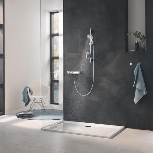 Immagine di Grohe RAINSHOWER SMARTACTIVE 150 manopola per doccia a 3 getti, finitura cromo 26590000