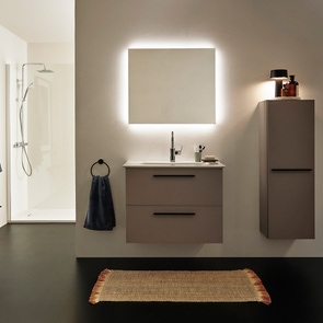 Armadietto da bagno stretto e alto, per bagno, 80 x 20 x 20 cm, colore  bianco : : Casa e cucina