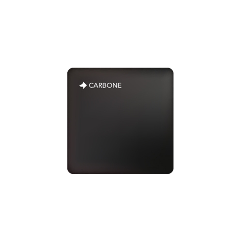 Immagine di Flaminia TWIN SET SLIM 42 lavabo 42 cm sospeso, monoforo, con troppopieno, con staffa di fissaggio a parete, colore carbone finitura opaco TW42SCAR+TS01/42