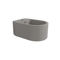 Immagine di Flaminia ASTRA bidet sospeso monoforo, con troppopieno, colore cenere finitura opaco AS218CEN