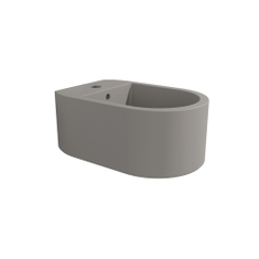 Immagine di Flaminia ASTRA bidet sospeso monoforo, con troppopieno, colore cenere finitura opaco AS218CEN