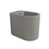 Immagine di Flaminia ASTRA set sanitari back to wall, vaso Plus con sistema goclean®, sedile a chiusura rallentata, bidet monoforo con troppopieno, colore cenere finitura opaco AS117RGCEN-AS217CEN-ASCW05CEN
