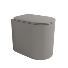 Immagine di Flaminia ASTRA vaso back to wall, con sistema goclean® e scarico S/P, senza sedile, colore cenere finitura opaco AS117GCEN