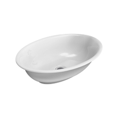 Immagine di Flaminia BOLL 56 lavabo 56 cm da appoggio, colore bianco finitura lucido BL56L