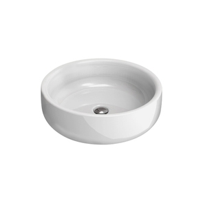 Immagine di Flaminia BONOLA 50 lavabo 50 cm, da appoggio su piano o su colonna, senza troppopieno, colore bianco finitura lucido BN50A