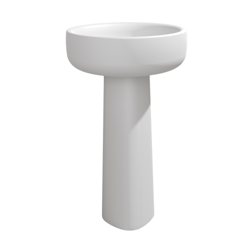 Immagine di Flaminia BONOLA colonna in ceramica per lavabi Bonola, colore bianco latte finitura opaco BN50CLAT