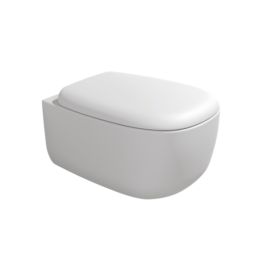 Immagine di Flaminia BONOLA vaso sospeso con sistema goclean®, senza sedile, colore bianco latte finitura opaco BN118GLAT