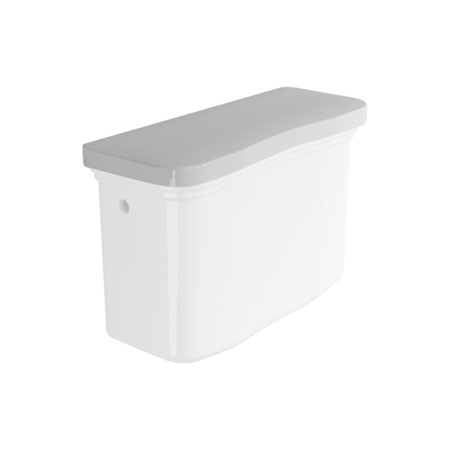 Immagine di Flaminia EFI coperchio in ceramica per cassetta di scarico alta, colore bianco finitura lucido 6008C