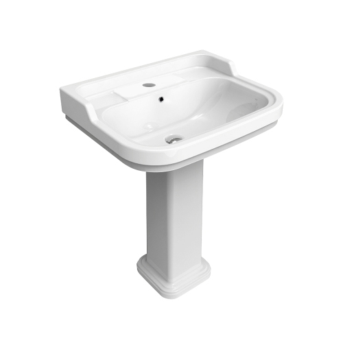 Immagine di Flaminia EFI colonna in ceramica per lavabo Efi 64 cm e 70 cm, colore bianco finitura lucido 6009