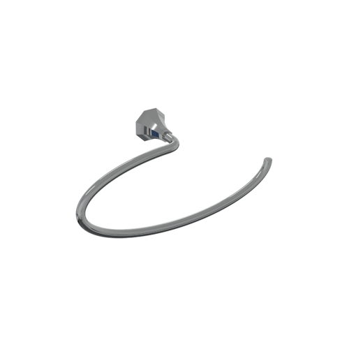 Immagine di Flaminia EVERGREEN porta salvietta in ottone ad anello, finitura cromo EGAN