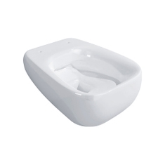 Immagine di Flaminia FLUO vaso sospeso con sistema goclean®, senza sedile, colore bianco finitura lucido FU118G