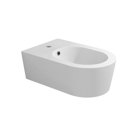 Immagine di Flaminia LINK bidet sospeso monoforo, con troppopieno, colore bianco finitura lucido 5051/B