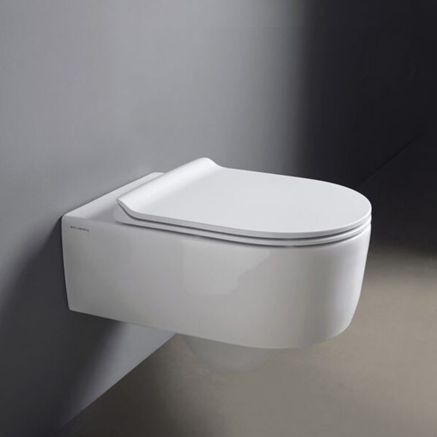 Immagine di Flaminia LINK vaso sospeso, senza sedile, colore bianco finitura lucido 5051/WC