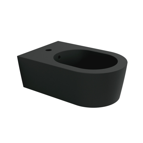 Immagine di Flaminia LINK bidet sospeso monoforo, con troppopieno, colore carbone finitura opaco 5051/BCAR