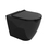 Immagine di Flaminia LINK vaso back to wall con sistema goclean®, scarico S/P, senza sedile, colore nero finitura lucido LK117GNER
