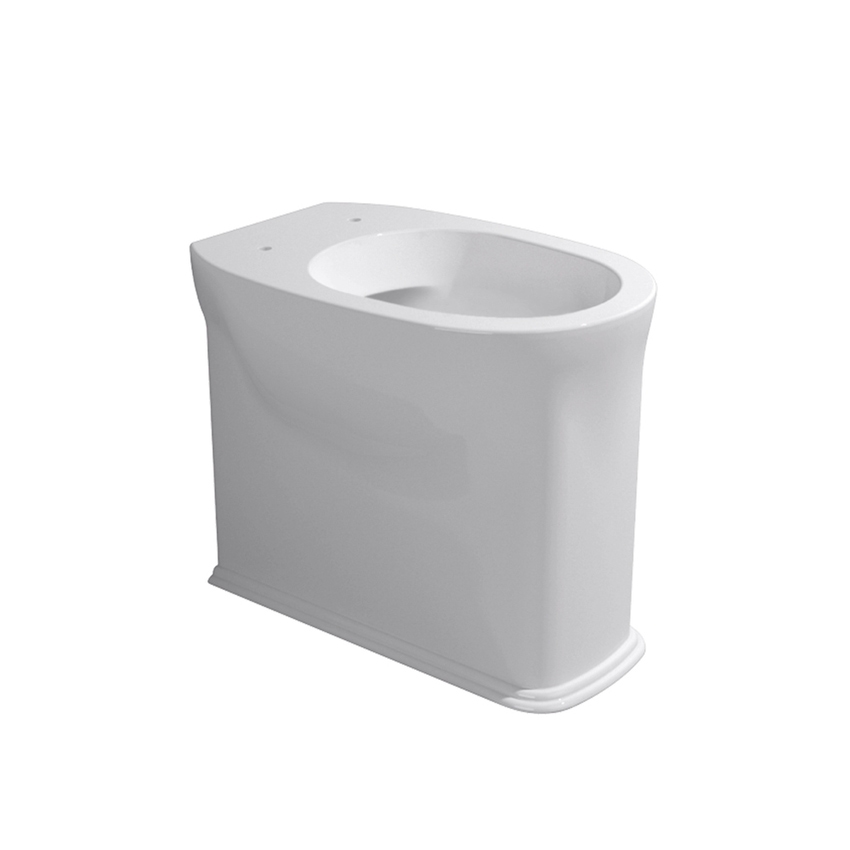 Immagine di Flaminia MADRE PLUS vaso back to wall con sistema goclean®, scarico a parete o a pavimento, senza sedile, colore bianco finitura lucido MA117RG