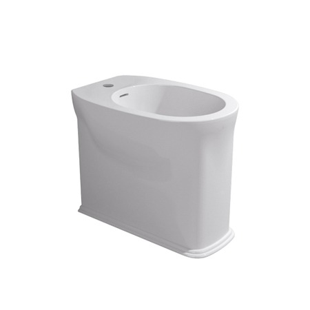 Immagine di Flaminia MADRE bidet back to wall monoforo, con troppopieno, colore bianco finitura lucido MA217