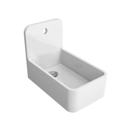 Immagine di Flaminia MINIWASH 25 lavabo 25 cm sospeso, monoforo, senza troppopieno, colore bianco finitura lucido MWL25