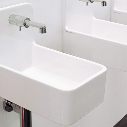 Immagine di Flaminia MINIWASH 25 lavabo 25 cm sospeso, monoforo, senza troppopieno, colore bianco finitura lucido MWL25