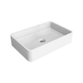 Immagine di Flaminia MINIWASH 60 lavabo 60 cm da appoggio o sospeso con staffa, senza troppopieno, colore bianco finitura lucido MWL60