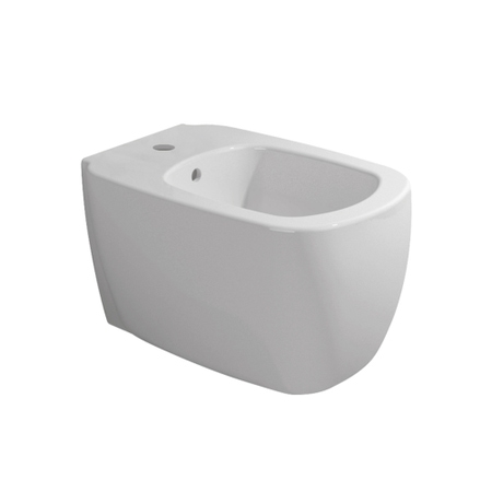 Immagine di Flaminia MONÒ bidet sospeso monoforo, con troppopieno, colore bianco finitura lucido MN218