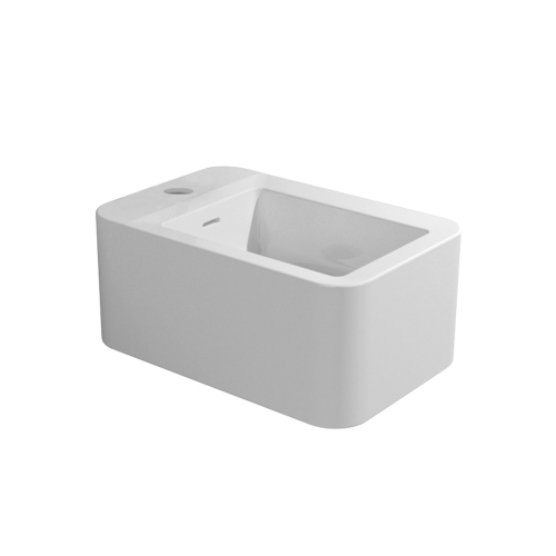 Immagine di Flaminia NILE set completo sanitari sospesi, vaso con sedile a chiusura ammortizzata e bidet monoforo, colore bianco finitura lucido, moduli installazione COMBIFIX per parete in muratura 110.790.00.1-NILEB