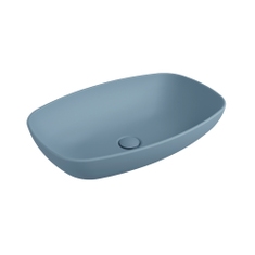 Lavabo bagno colore Azzurro opaco e Nuvola opaco