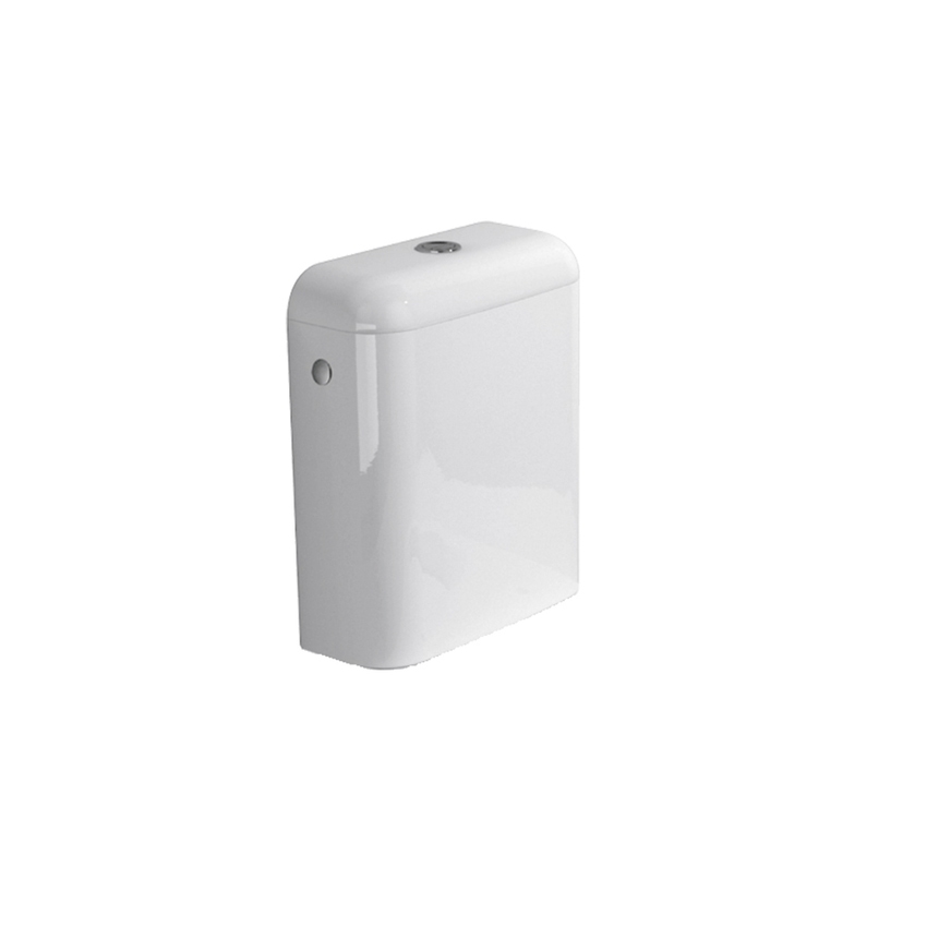 Immagine di Flaminia QUICK cassetta di scarico per vaso monoblocco, colore bianco finitura lucido QK39
