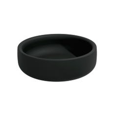 Immagine di Flaminia BONOLA 50 lavabo 50 cm, da appoggio su piano o su colonna, senza troppopieno, colore carbone finitura opaco BN50ACAR