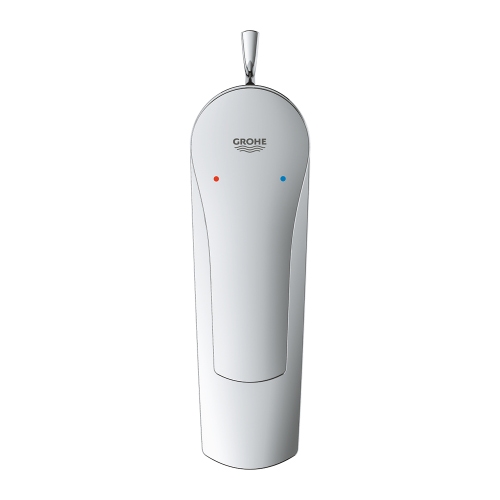 Immagine di Grohe EUROSMART miscelatore monocomando per lavabo H.17 cm, con scarico, finitura cromo 33265003