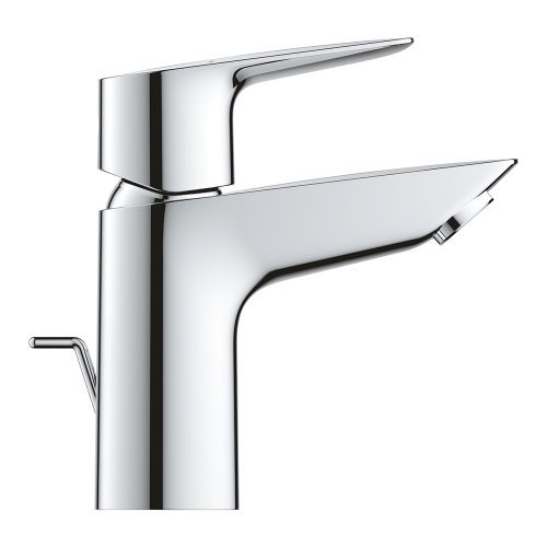 Immagine di Grohe BAUEDGE miscelatore monocomando per lavabo H.15 cm, con scarico, finitura cromo 23328001
