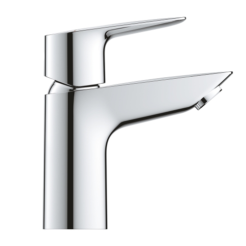Immagine di Grohe BAUEDGE miscelatore monocomando per lavabo H.15 cm, con scarico e risparmio energetico, finitura cromo 23559001