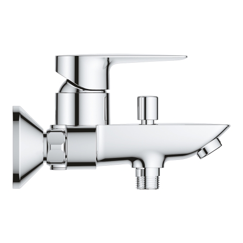 Immagine di Grohe BAUEDGE miscelatore monocomando per vasca o doccia, con deviatore, finitura cromo 23604001