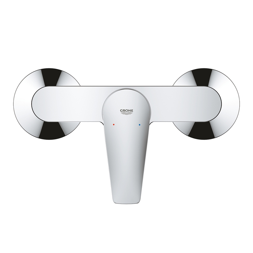 Immagine di Grohe BAUEDGE miscelatore monocomando per doccia, con limitatore di portata, finitura cromo 23635001