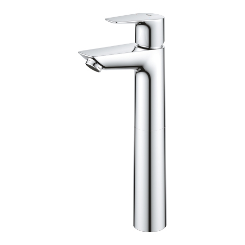 Immagine di Grohe BAUEDGE miscelatore monocomando per lavabo H.30 cm, senza scarico, finitura cromo 23761001