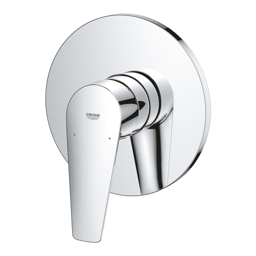 Immagine di Grohe BAUEDGE miscelatore monocomando per doccia, senza corpo incasso, finitura cromo 24161001
