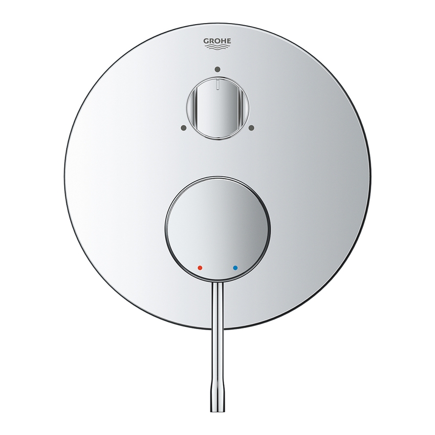 Immagine di Grohe ESSENCE miscelatore monocomando a 3 vie, con deviatore, senza corpo incasso, finitura cromo 24169001