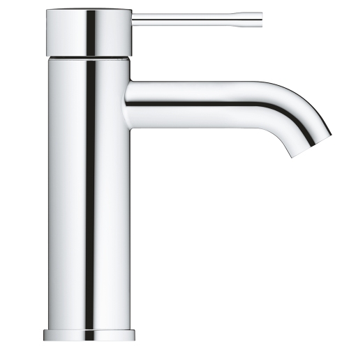 Immagine di Grohe ESSENCE miscelatore monocomando H.17 cm, per lavabo, senza scarico, con risparmio idrico, finitura cromo 24172001