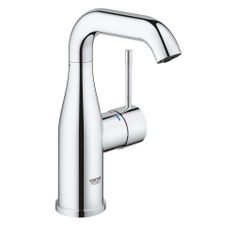 Immagine di Grohe ESSENCE miscelatore monocomando H.19 cm, per lavabo, senza scarico, finitura cromo 24176001