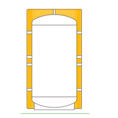 Immagine di ACV TST P 800 Puffer primario in acciaio al carbonio per acqua calda di riscaldamento 800 litri 709771