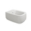 Immagine di Flaminia FLAG bidet sospeso monoforo, con troppopieno, colore bianco latte finitura opaco FG218LAT