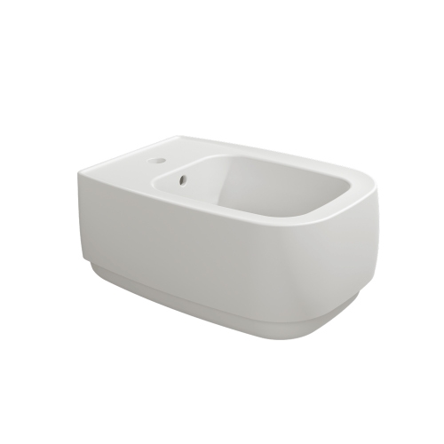 Immagine di Flaminia FLAG bidet sospeso monoforo, con troppopieno, colore bianco latte finitura opaco FG218LAT