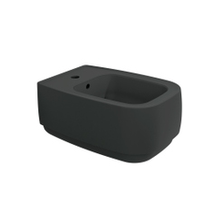 Immagine di Flaminia FLAG bidet sospeso monoforo, con troppopieno, colore carbone finitura opaco FG218CAR
